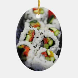 Sushi Keramisch Ornament
