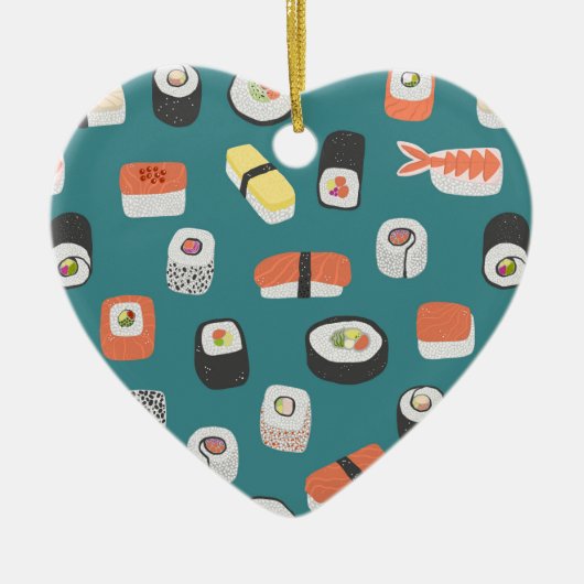 Sushi Keramisch Ornament (Voorkant)