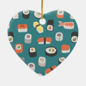 Sushi Keramisch Ornament (Achterkant)