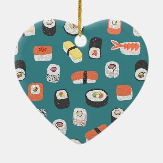 Sushi Keramisch Ornament (Achterkant)