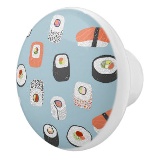 Sushi Keramische Knop