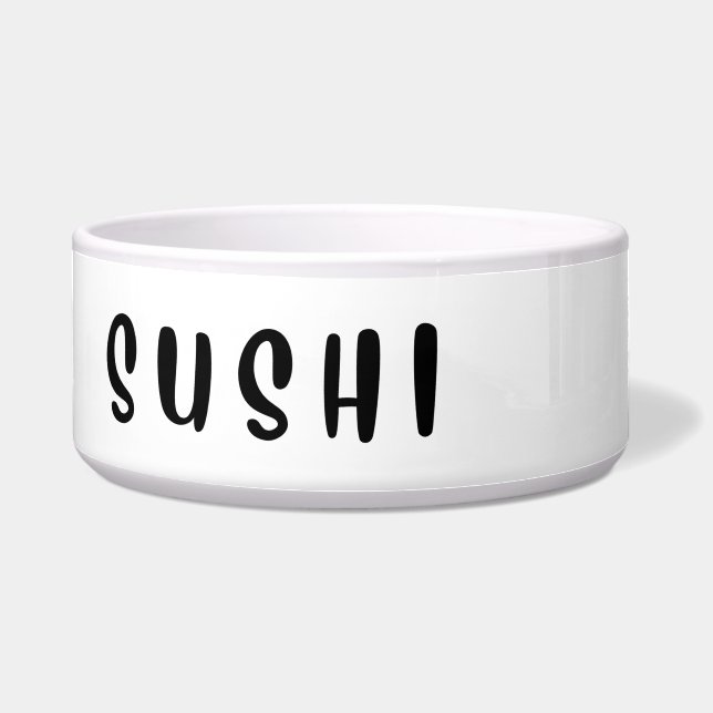 Sushi - keramische kom voor huisdieren (Voorkant)