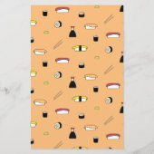 Sushi Letter | Cute & Fun Wasabi w/ Date Sjabloon (Achterkant)