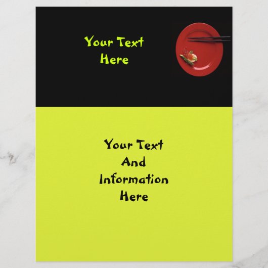 Sushi Letterhead (Voorkant)