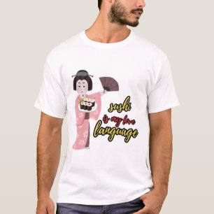 Sushi Love T-shirt ontwerp