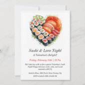 Sushi & Love Uitnodiging (Voorkant)