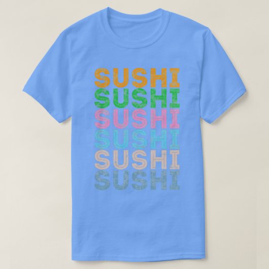 Sushi Lover bij herhaling T-shirt (Design voorkant)
