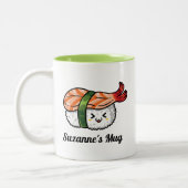 Sushi Lover Gift Tweekleurige Koffiemok (Links)