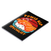 Sushi Lover Kawaii Japans voedsel Notitieboek (Linkerzijde)