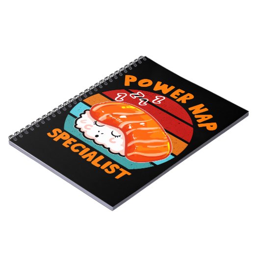 Sushi Lover Kawaii Japans voedsel Notitieboek (Linkerzijde)