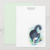 Sushi Lover's Waterverf Note Cards Kaart (Voorkant / Achterkant)