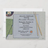 Sushi Lunch-uitnodigingen Kaart (Voorkant)