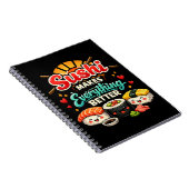 Sushi Maakt Alles Better Notitieboek (Rechterzijde)