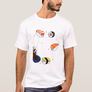 Sushi Maakt Me Gelukkig  T-shirt