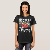 Sushi Makes Miso Happy Japans eten Japan Sushi T-shirt (Voorkant volledig)