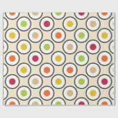 Sushi Maki Polka Dots Cadeaupapier (Vlak)