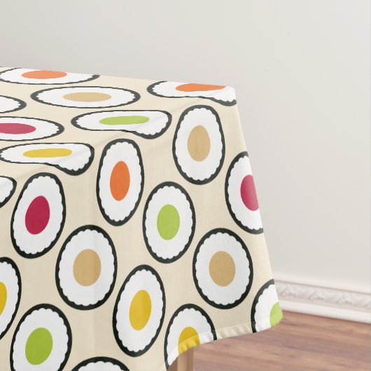 Sushi Maki Polka Dots Tafelkleed (Voorbeeld)