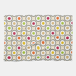 Sushi Maki Polka Dots Theedoek