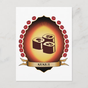 Sushi Mandorla Briefkaart