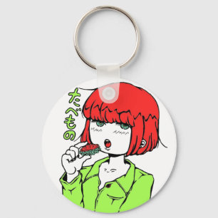 sushi manga girl pop sleutelhanger