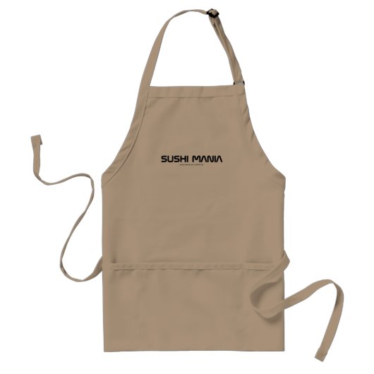 SUSHI MANIA Apron Standaard Schort (Voorkant)