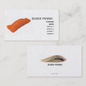 SUSHI MANIA-profielkaart Visitekaartje (Voorkant / Achterkant)