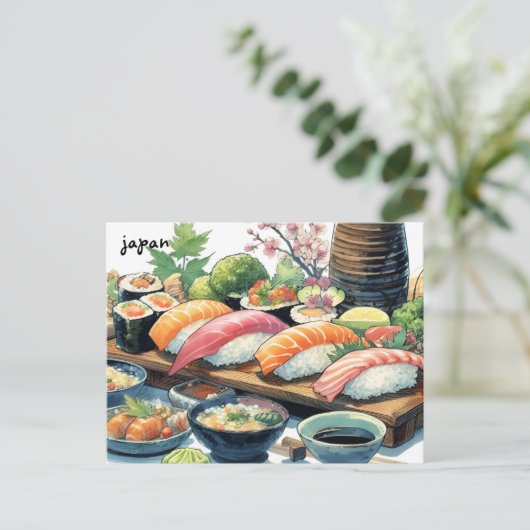 sushi massa mailing japanse briefkaarten (Staand voorkant)