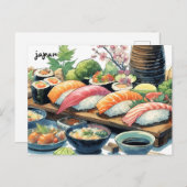 sushi massa mailing japanse briefkaarten (Voorkant / Achterkant)