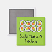 Sushi Master's Magnet (Voorkant / Achterkant)