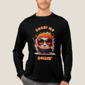 Sushi Me Rollin’ – Grappig Kawaii Sushi T-shirt (Voorkant volledig)