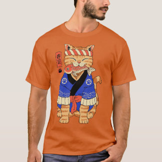 Sushi Meowster Cat T-shirt