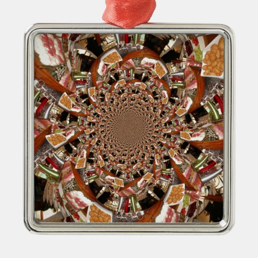 Sushi Metalen Ornament (Voorkant)