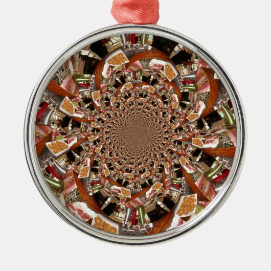 Sushi Metalen Ornament (Voorkant)