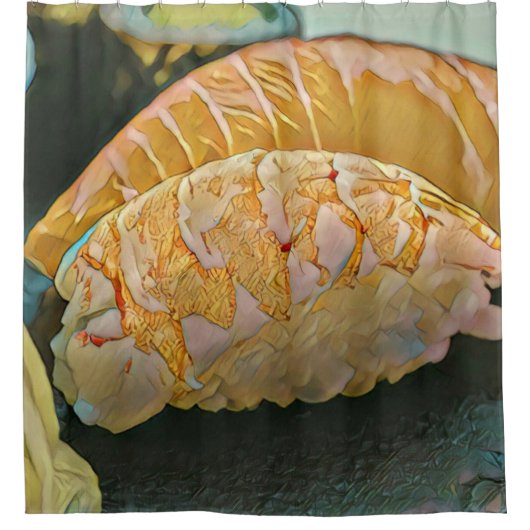 Sushi minachting cadeau douchegordijn (Voorkant)
