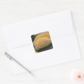 Sushi minachting cadeau vierkante sticker (Envelop)