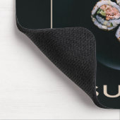 Sushi monogram mousepad muismat (Hoek)