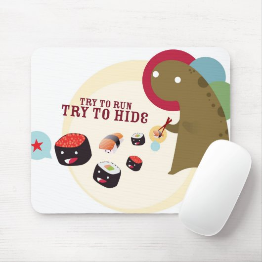 Sushi Monster Mousepad Muismat (Met muis)