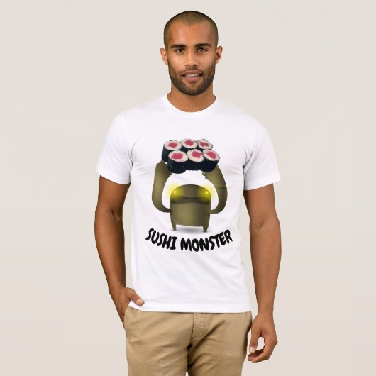 SUSHI MONSTER T-shirts (Voorkant volledig)