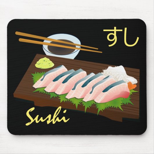 Sushi Mousepad Muismat (Voorkant)