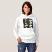 Sushi Museum on a Blackboard  Hoodie (Voorkant volledig)