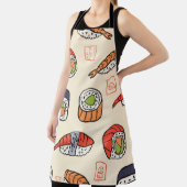 sushi naadloos patroon schort (Insitu)