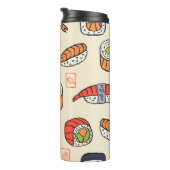 sushi naadloos patroon thermosbeker (Geroteerd rechts)