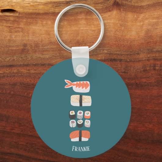 Sushi-naam Sleutelhanger (Achterkant)