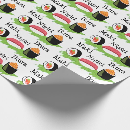 Sushi Names Cadeaupapier (Hoek)