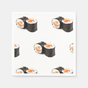 Sushi Napkin, bevoorrading van Foodie Party Servetten
