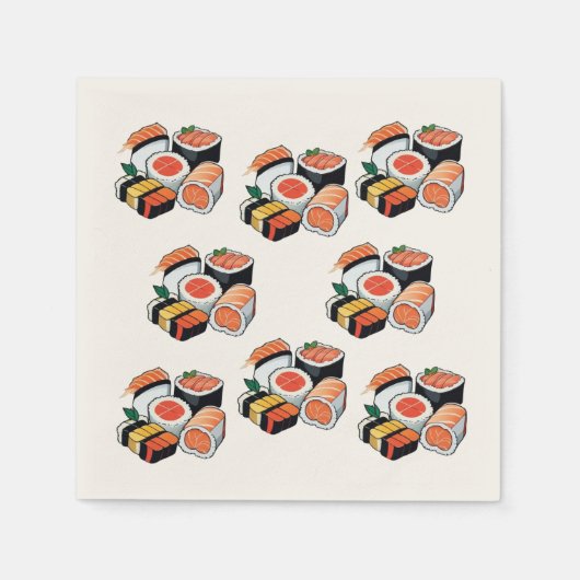 Sushi Napkin Servet (Voorkant)