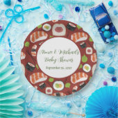 Sushi Neutral Baby shower Papieren Bordje (Feest)