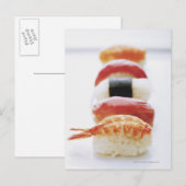 Sushi, Nigeria, close-up Briefkaart (Voorkant / Achterkant)