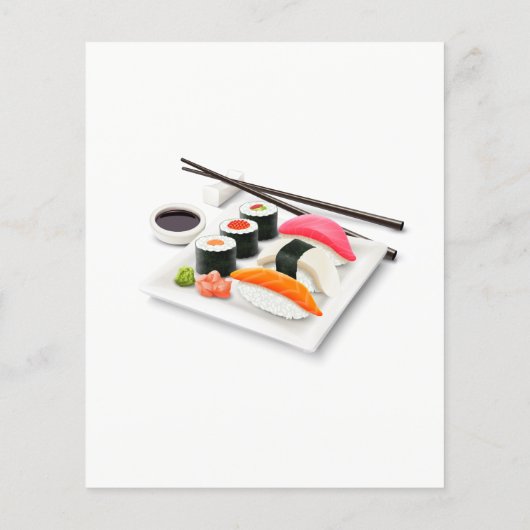 Sushi Night Invitations (Achterkant)