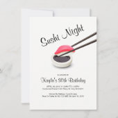Sushi Night Invitations Kaart (Voorkant)